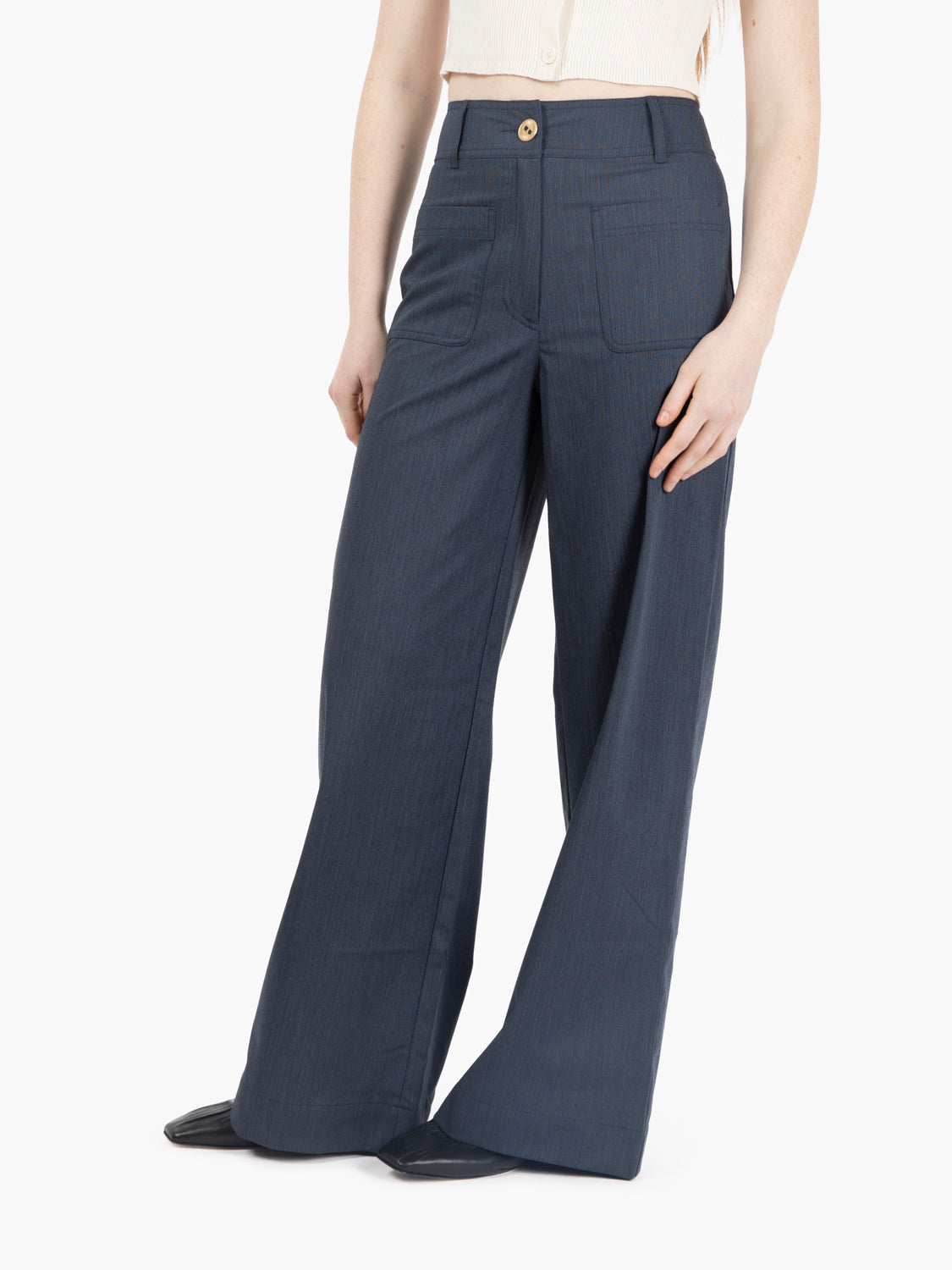 Manhatti worker blue trousers