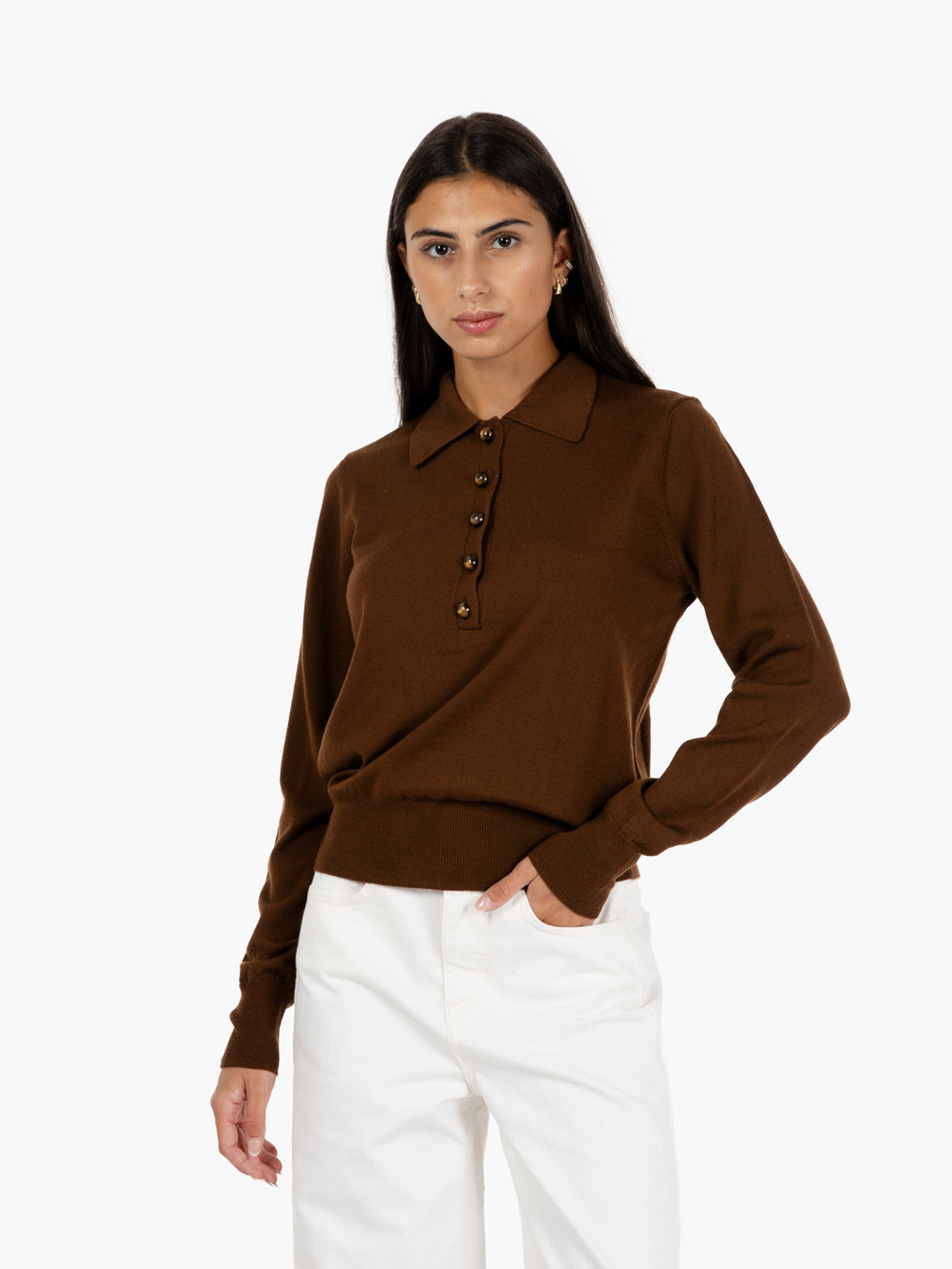 Mustang wool polo shirt