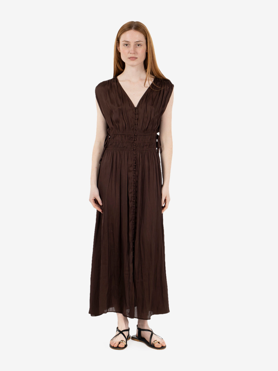 Prezianni long dress moka