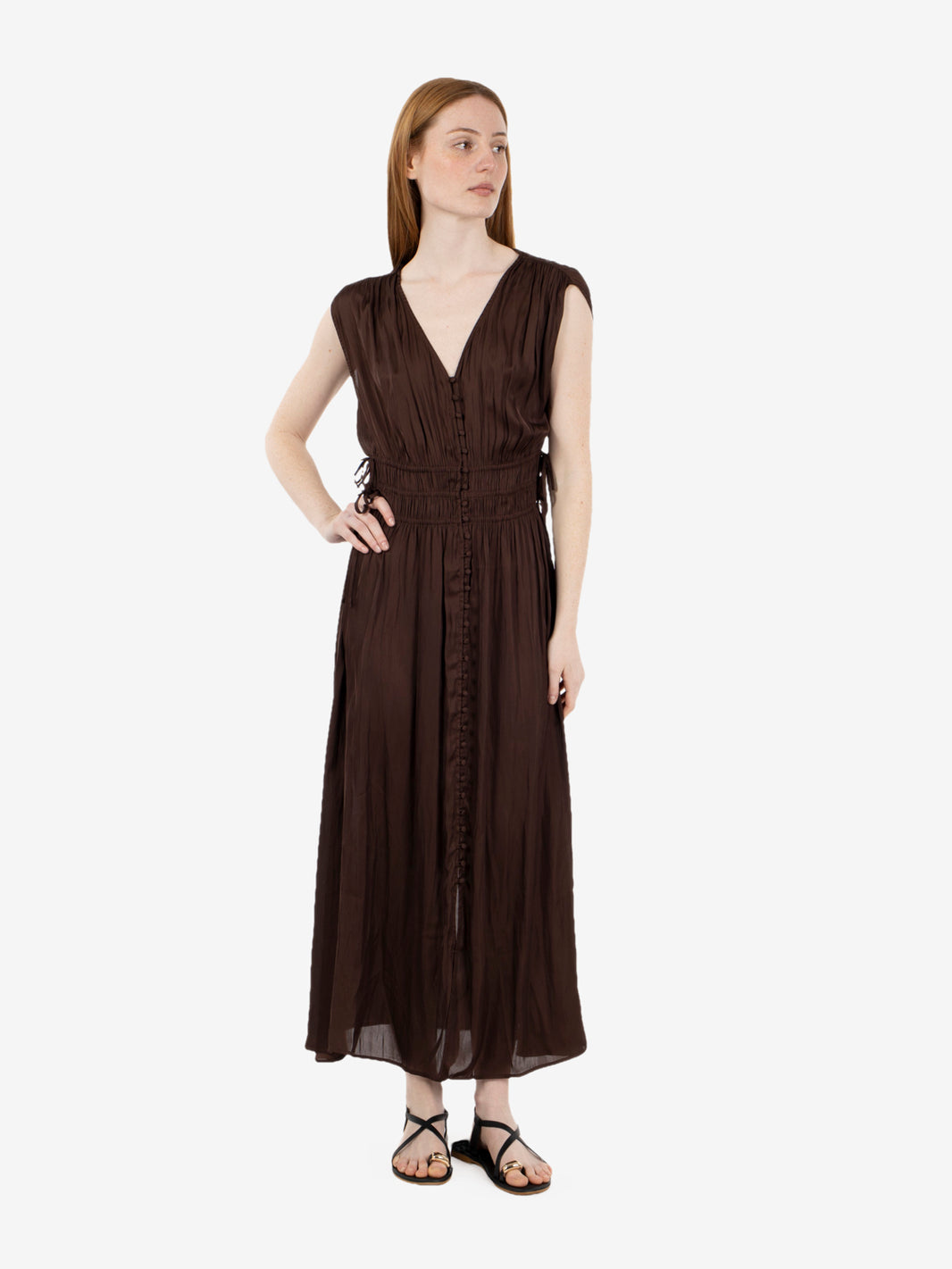 Prezianni long dress moka