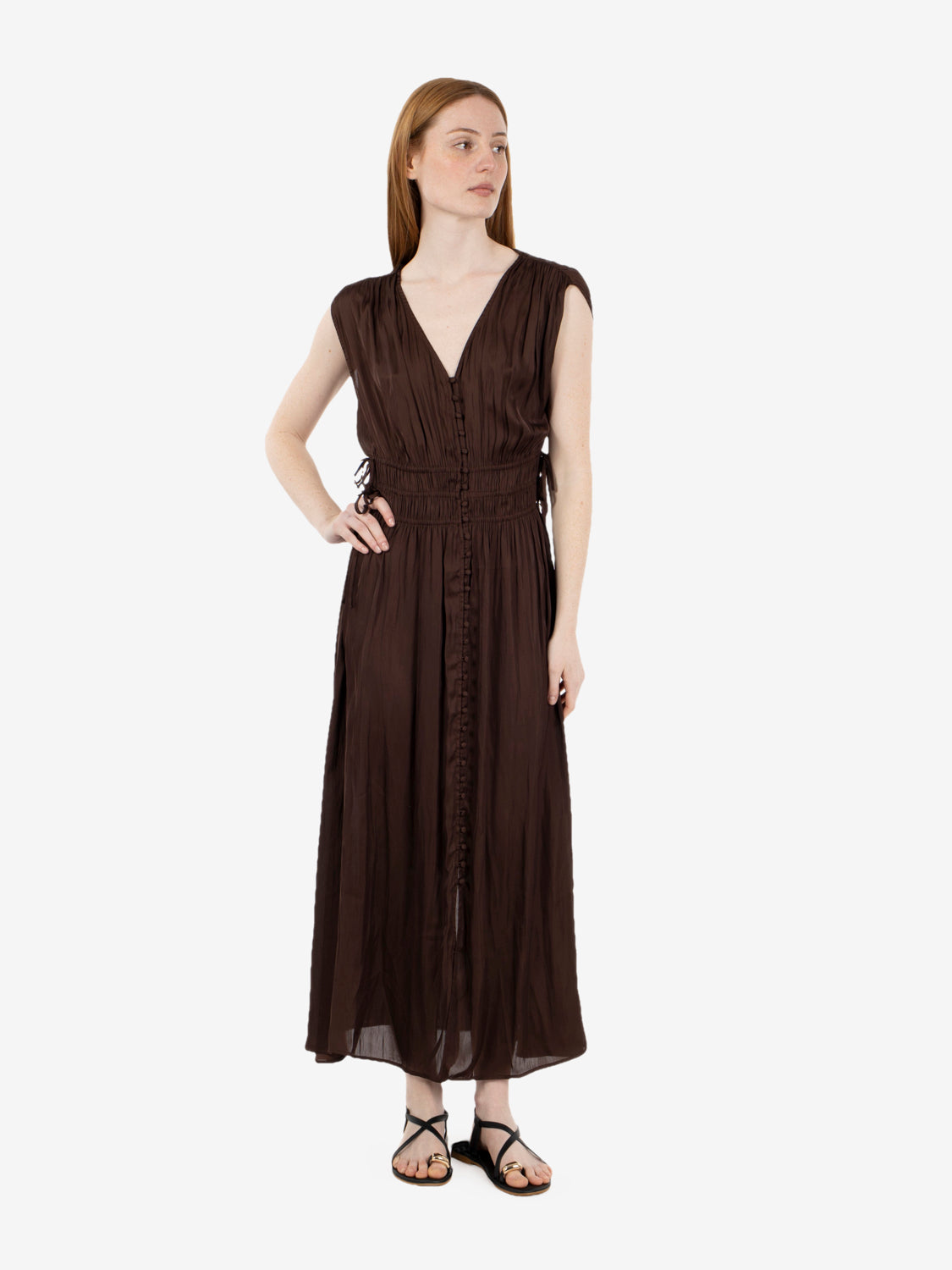 Prezianni long dress moka