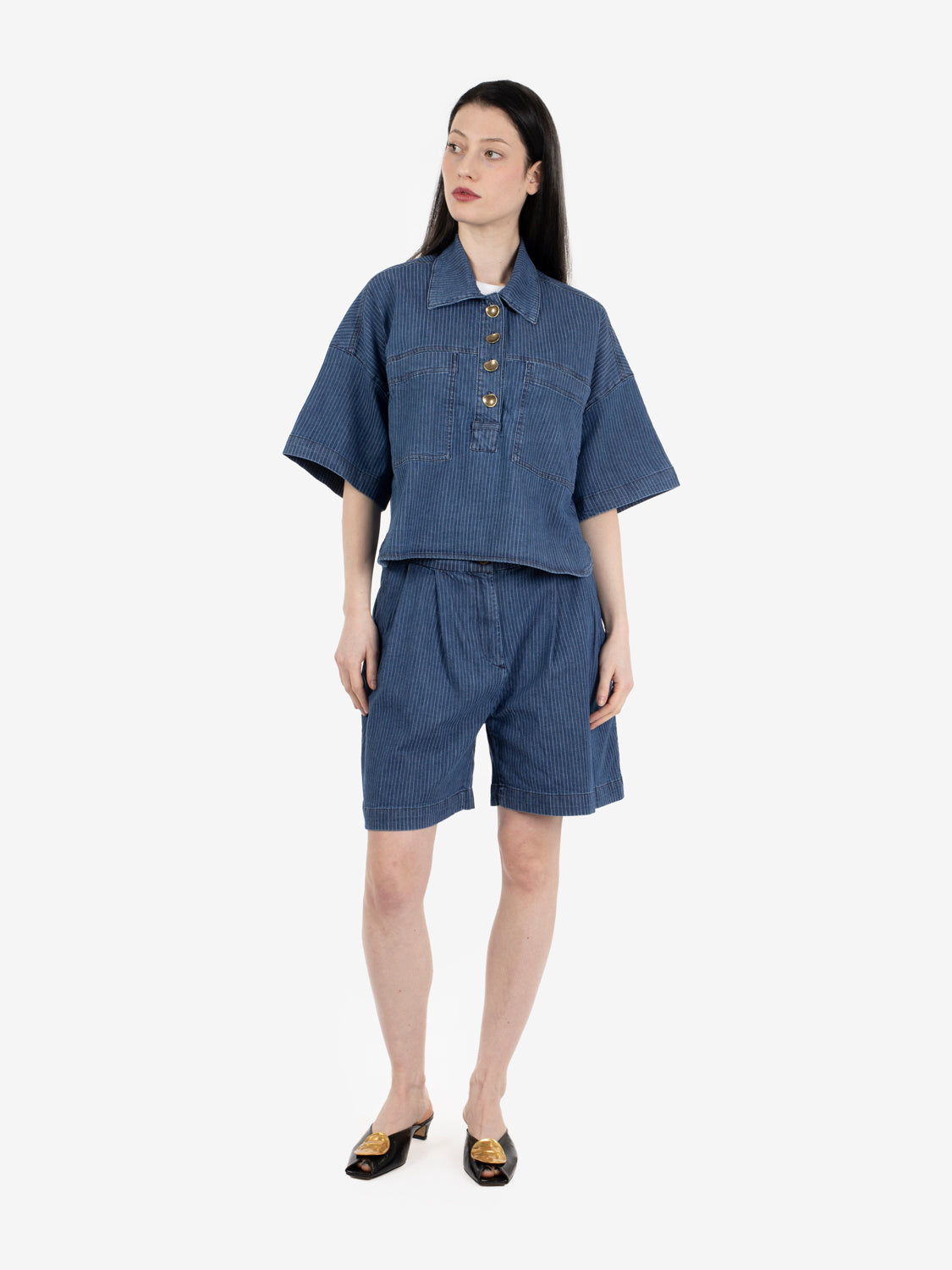 Newport denim shirt regate blue