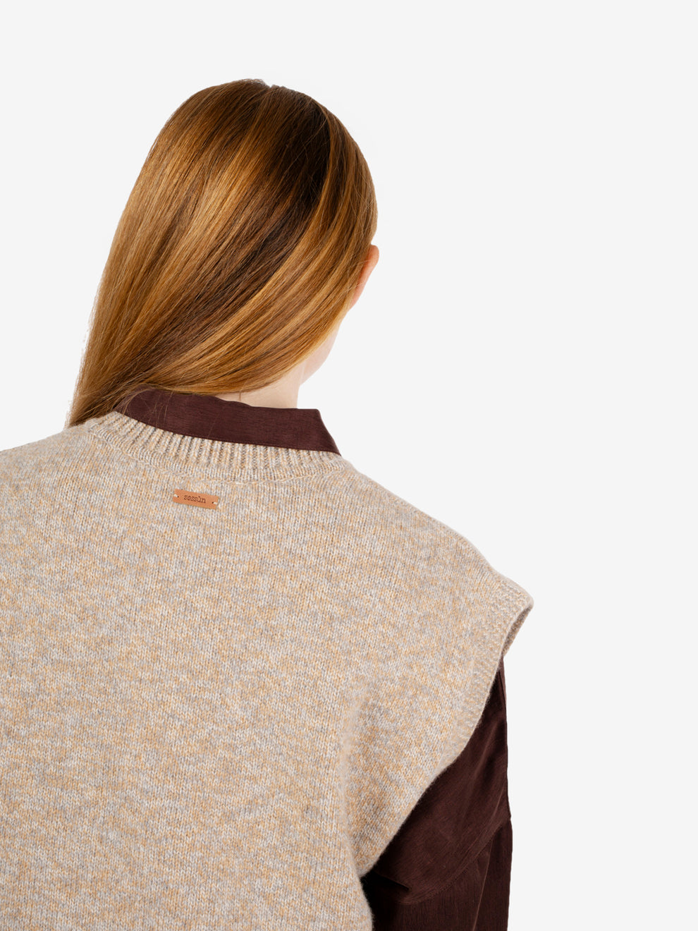 Sleveless jumper sangres