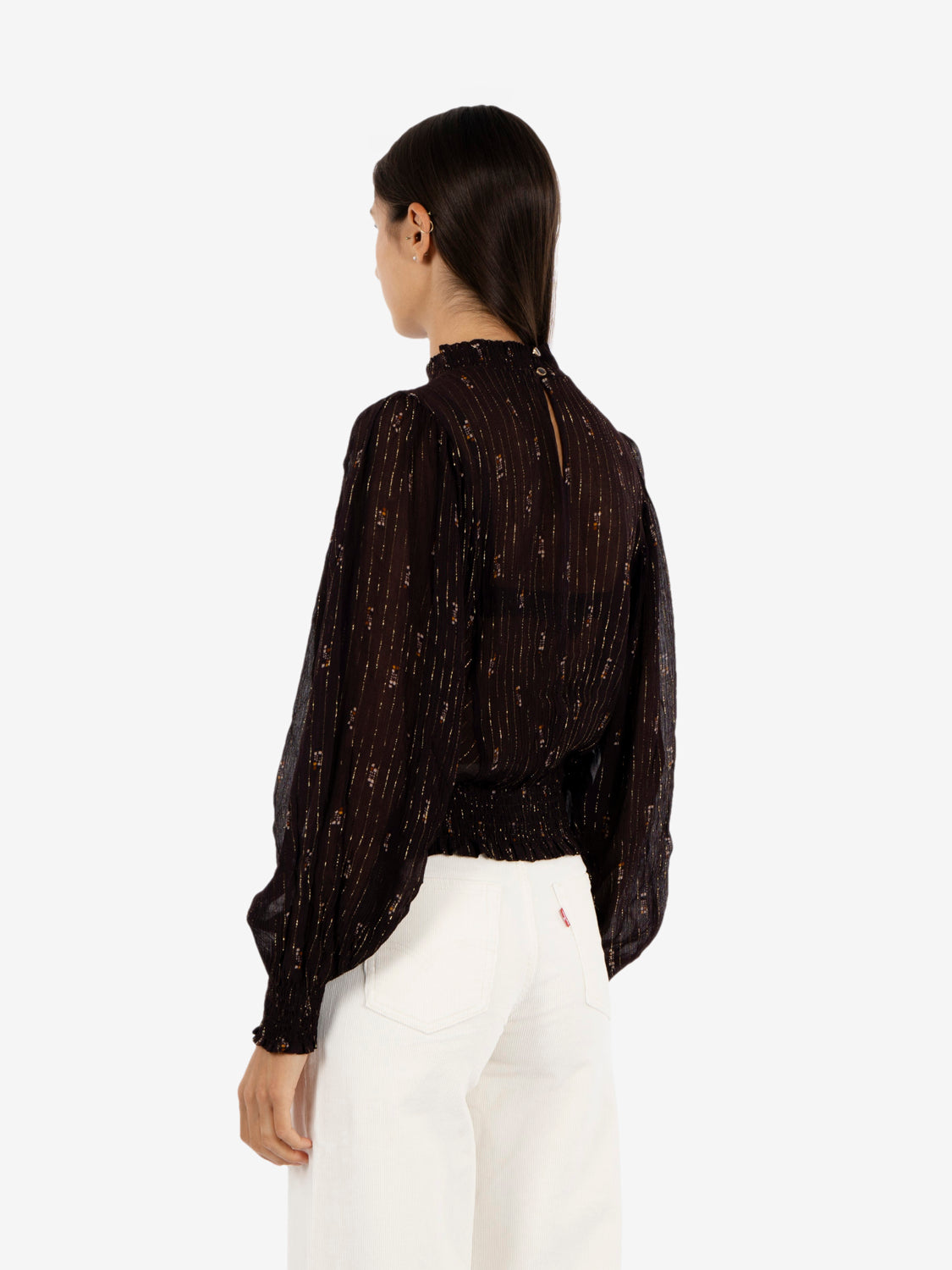 Smocked blouse Coffea Domiu