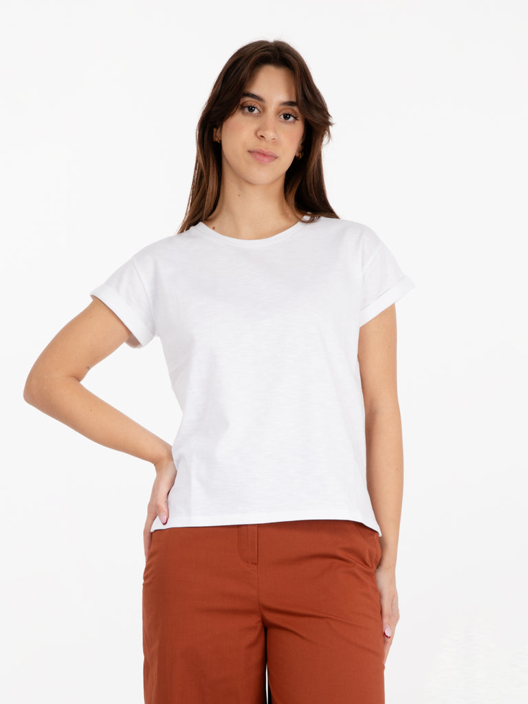 SESSUN - T-shirt Albano optical white