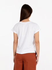 SESSUN - T-shirt Albano optical white