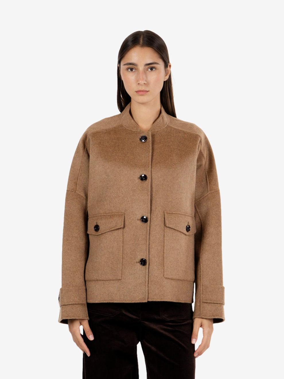 Teddy jacket unlined alpaga