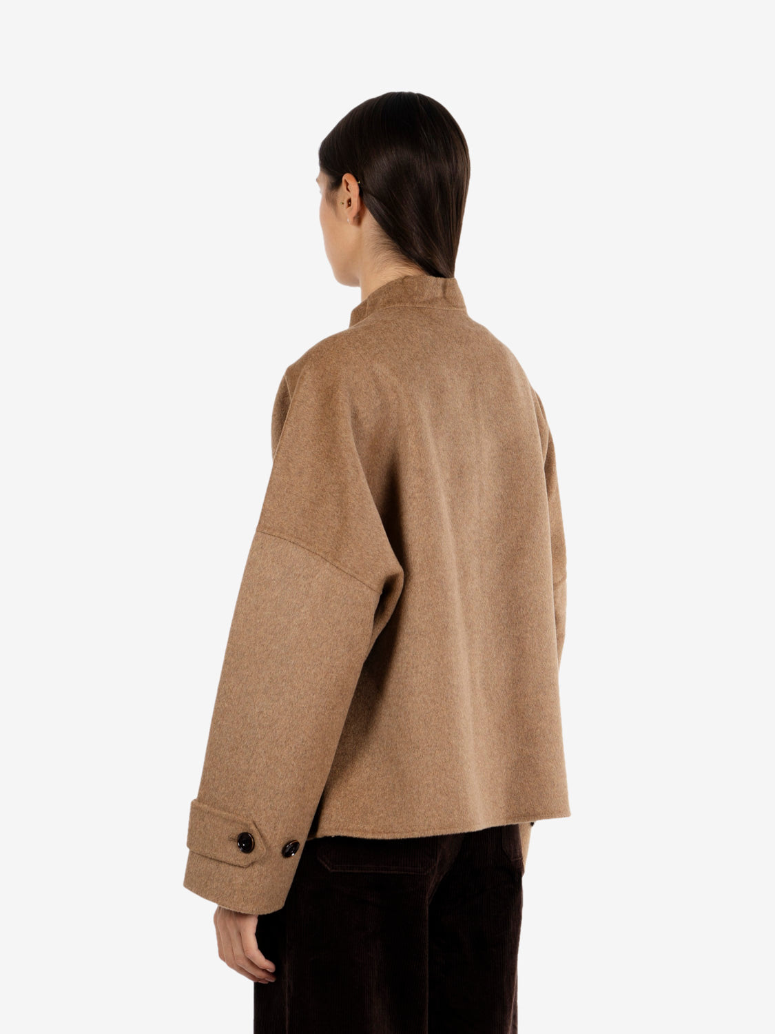 Teddy jacket unlined alpaga