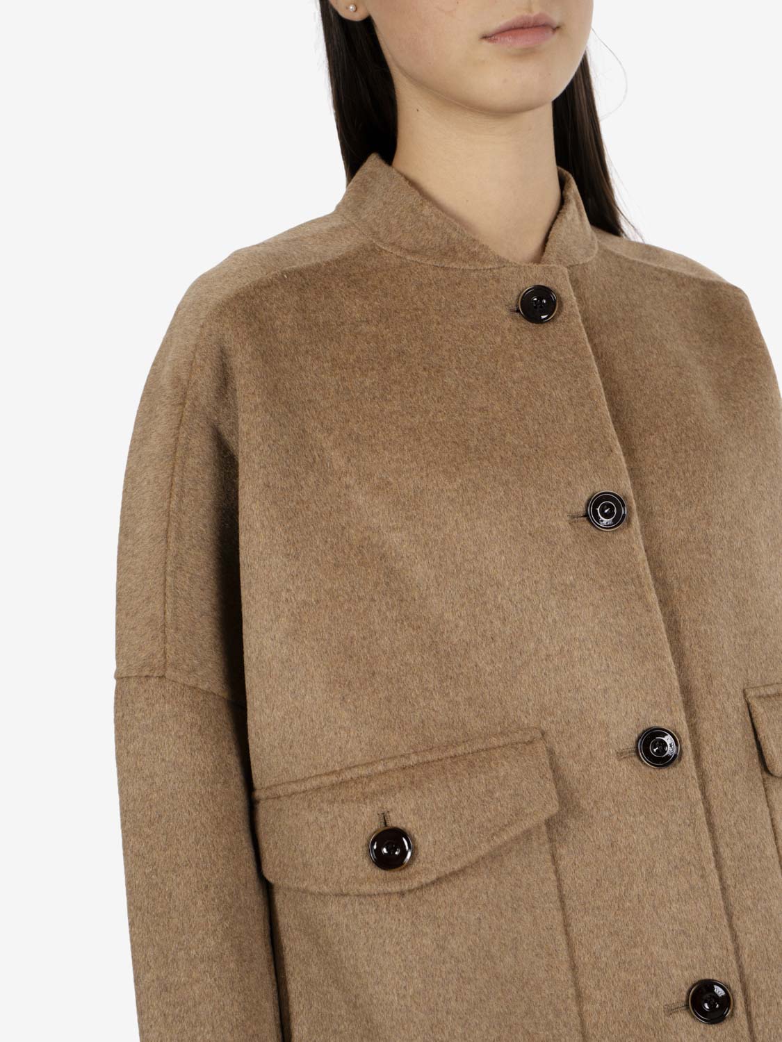 Teddy jacket unlined alpaga