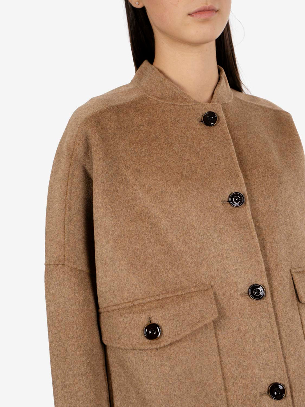 Teddy jacket unlined alpaga