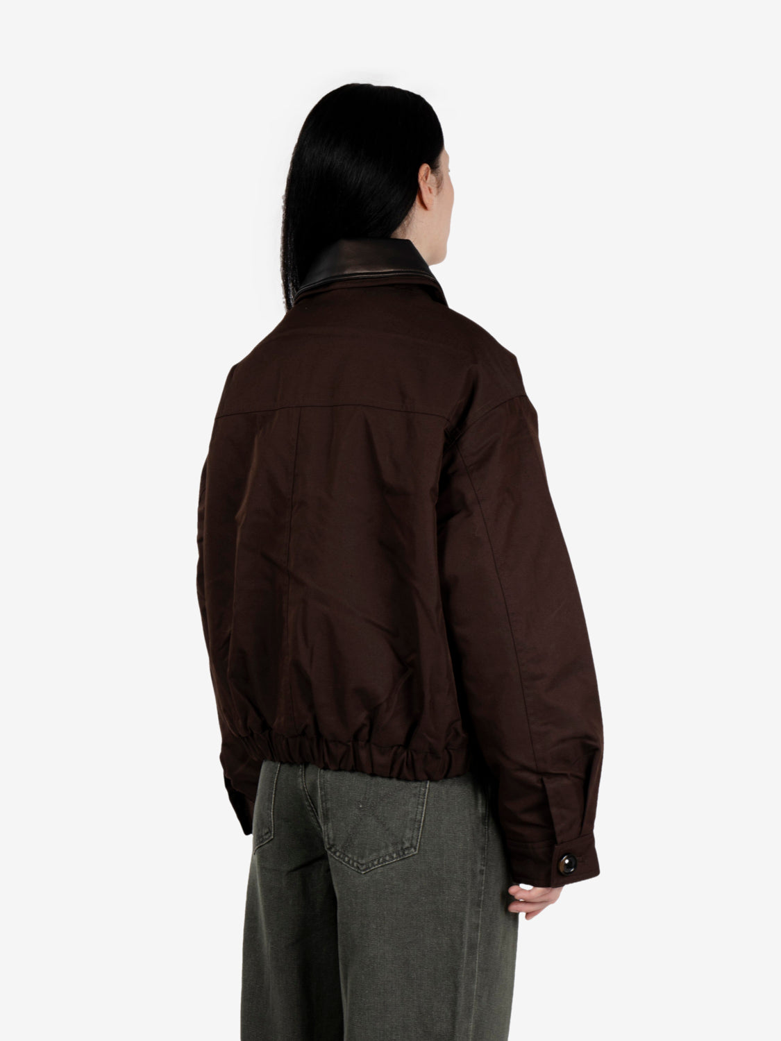 Wide short jacket Maverick coffea