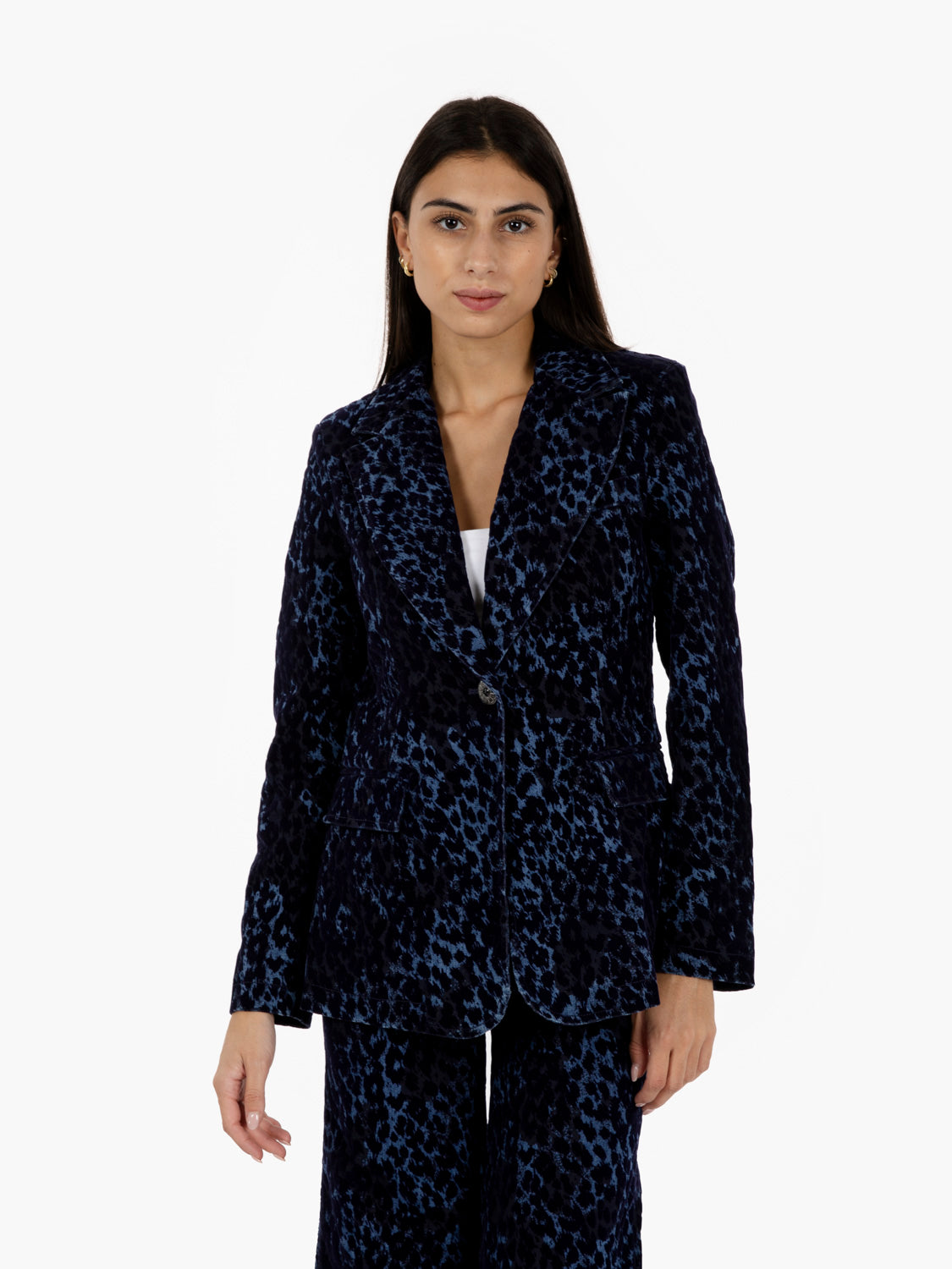BLAZER 1P LEOPARD OVER BLUE USED DI1DS4C6624_000