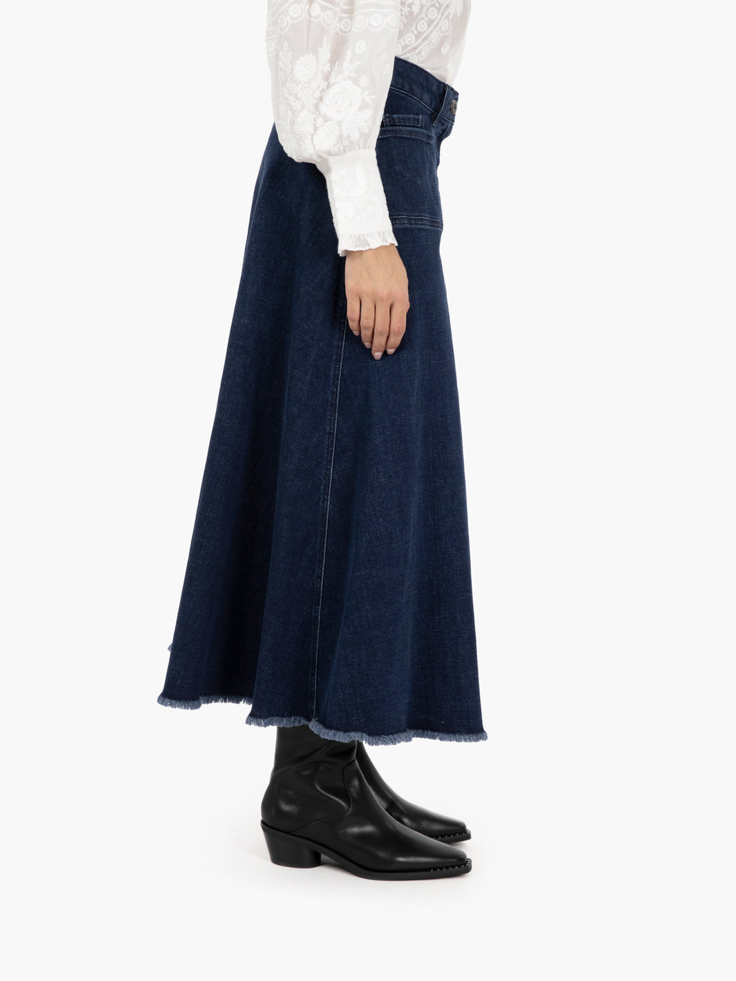 LELLY ORGANIC DENIM USED SKIRT DI1DGID1024_000
