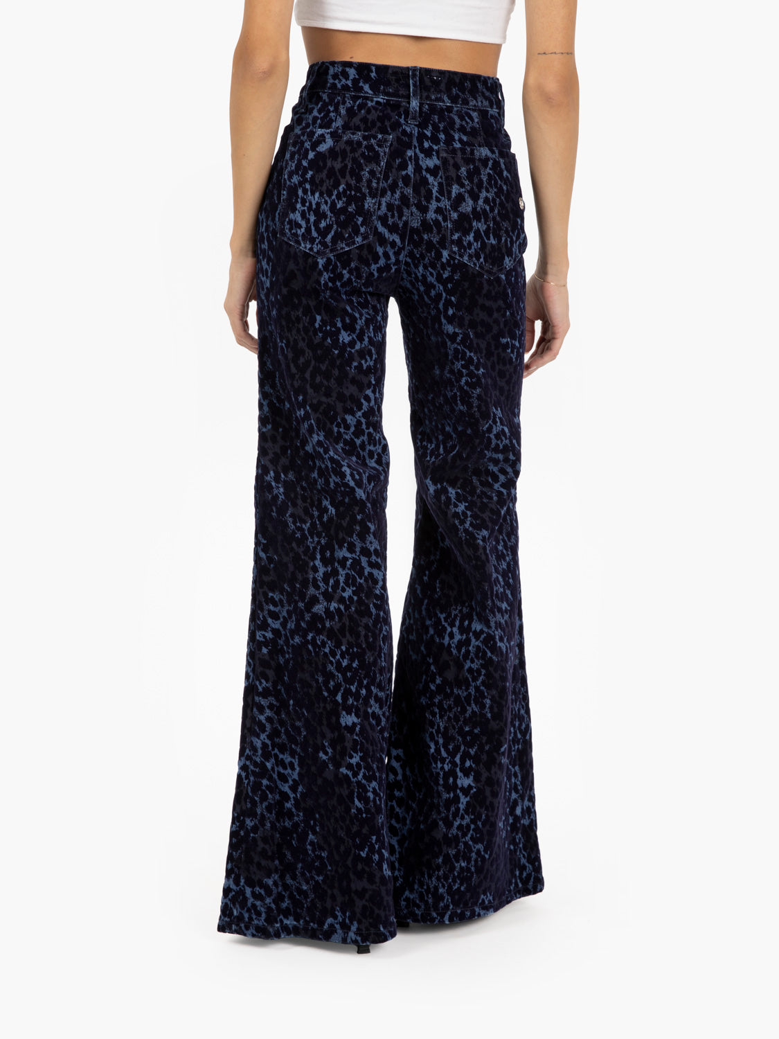 Jeans Billy Leopard over blu
