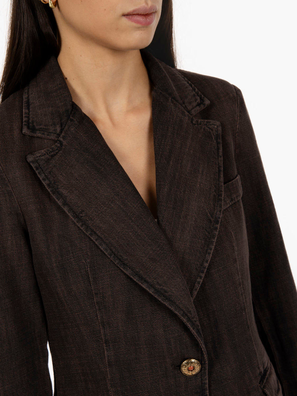 Blazer 1P Japan black dirty brown