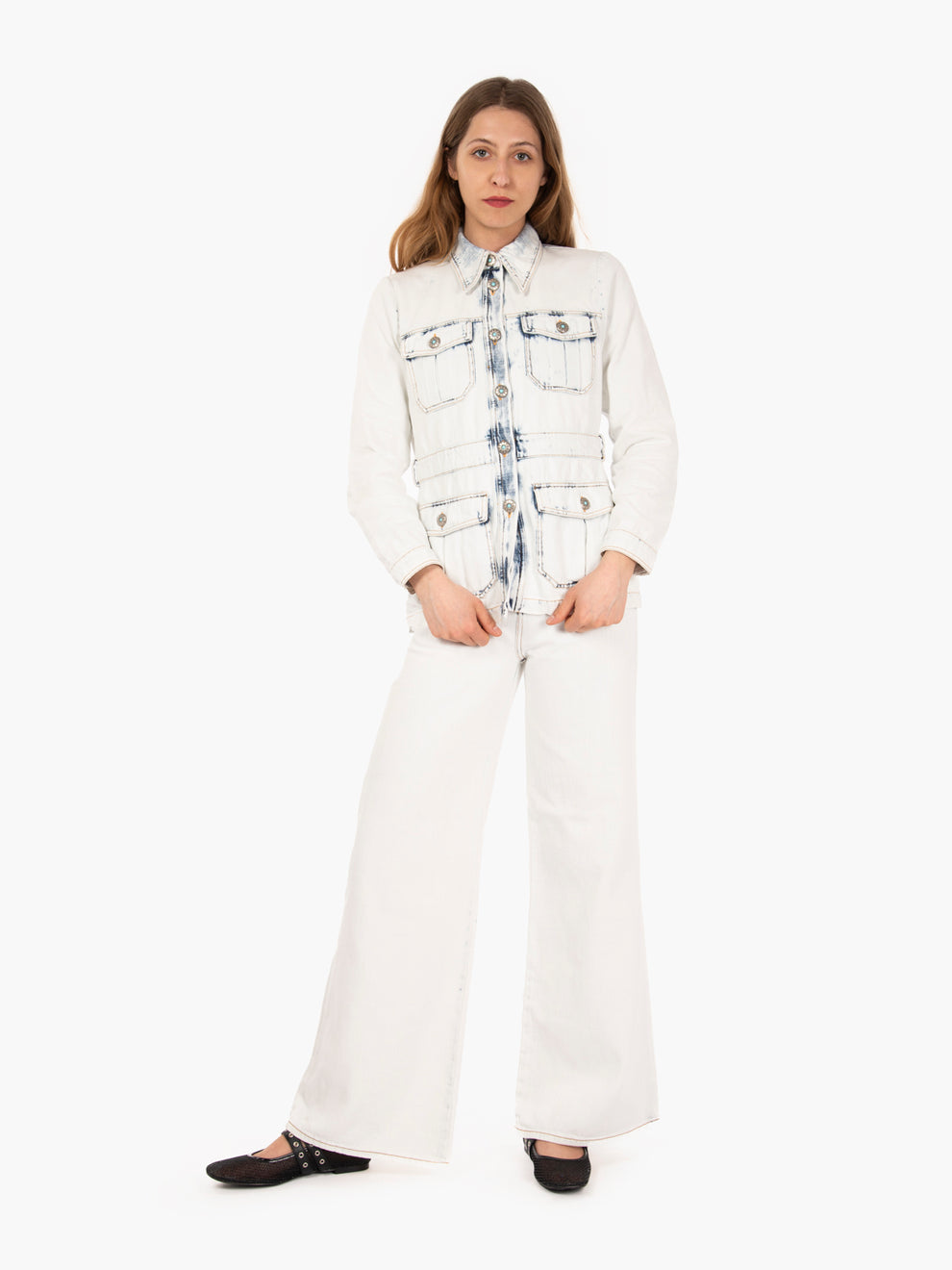 Five OB Japan denim super white