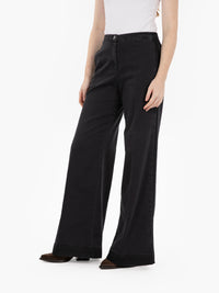 Flaire smocking over black used jeans