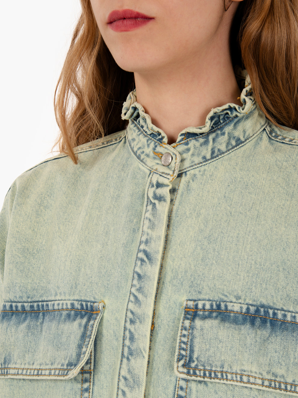 Giacca patriot denim marble