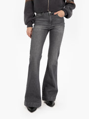 SHAFT JEANS - Jeans Lola in cotone organico black denim