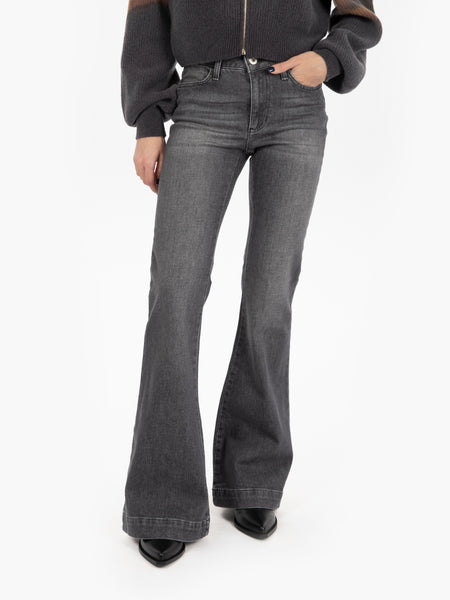 Jeans Lola in cotone organico black denim