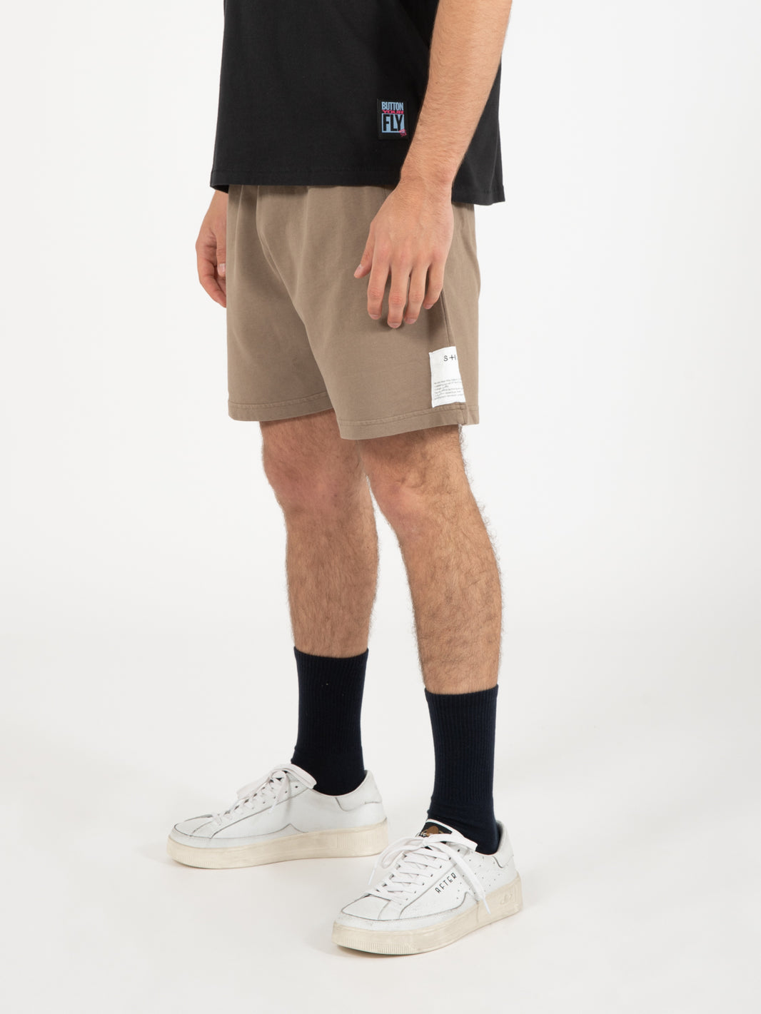 Bermuda Simon garment dyed coffee