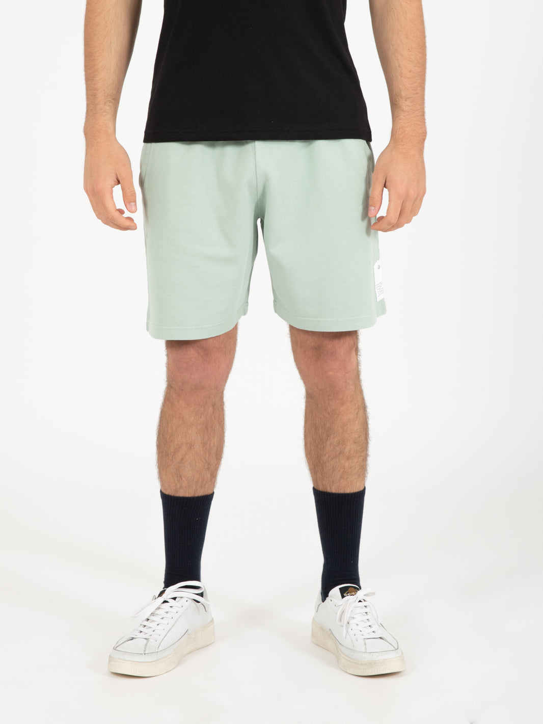 Bermuda Simon garment dyed pale mint