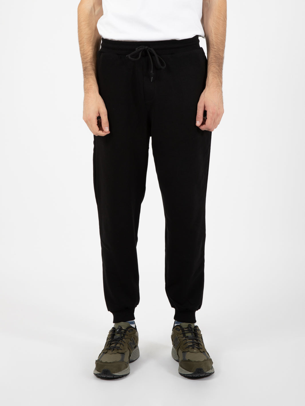 Pantalone jogger in felpa black