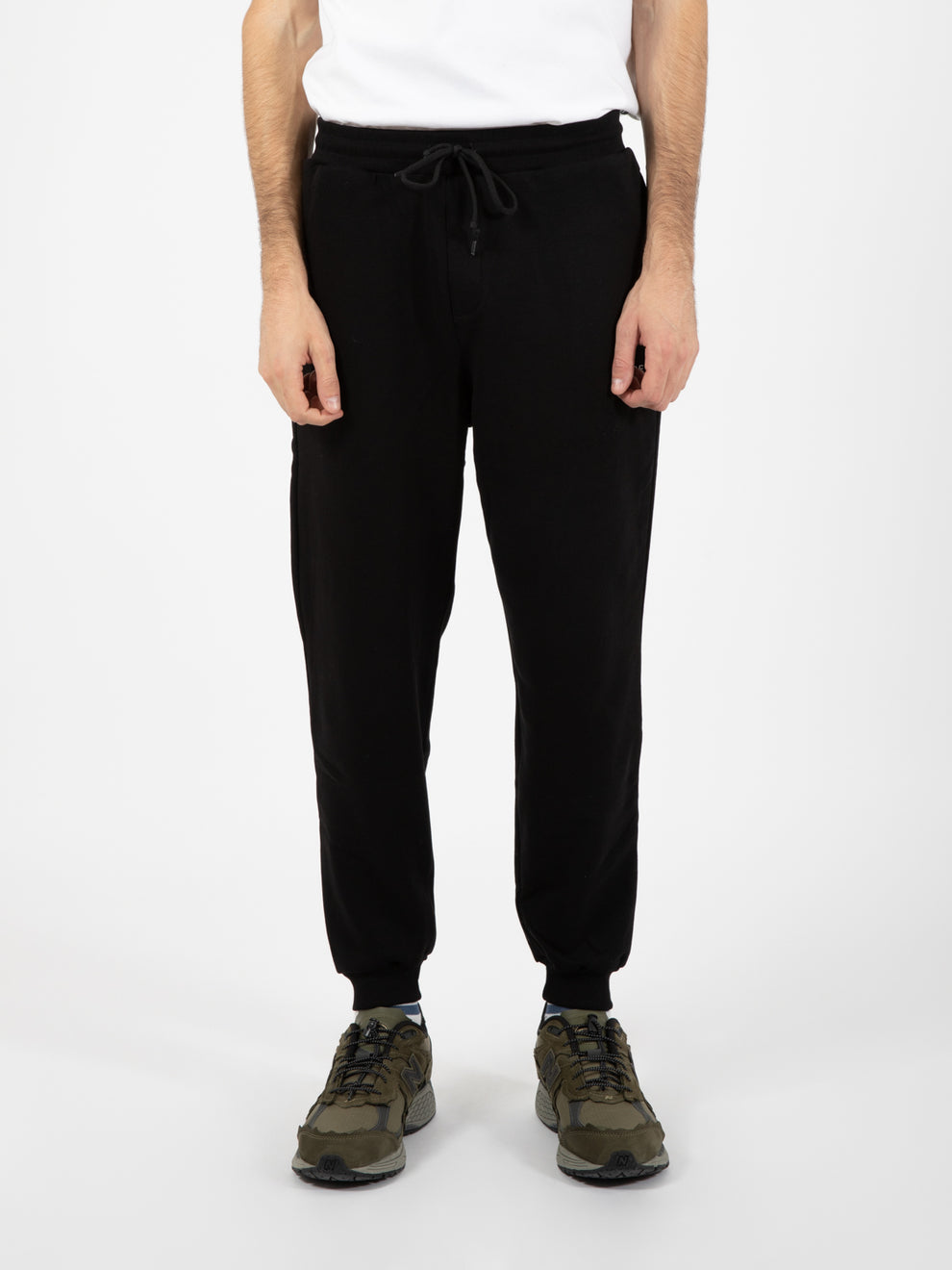 Pantalone jogger in felpa black