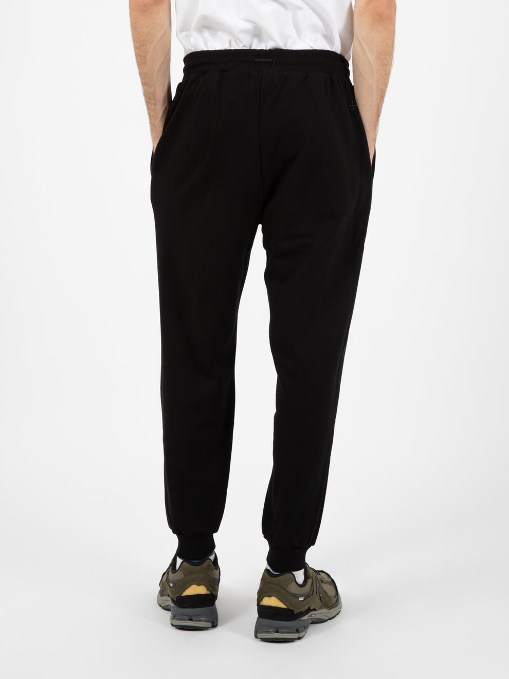 Pantalone jogger in felpa black