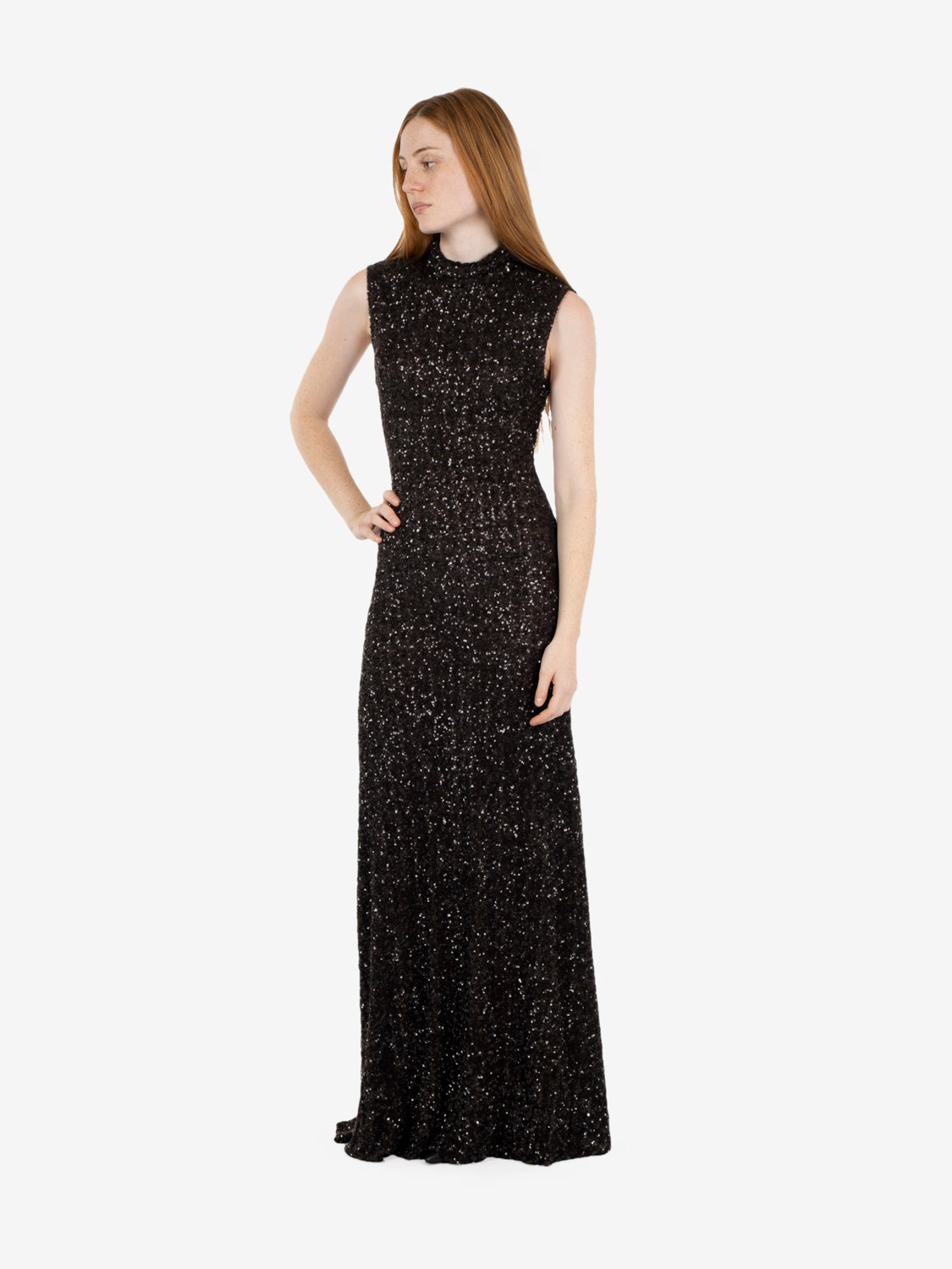 Blaze Dress paillettes marrone