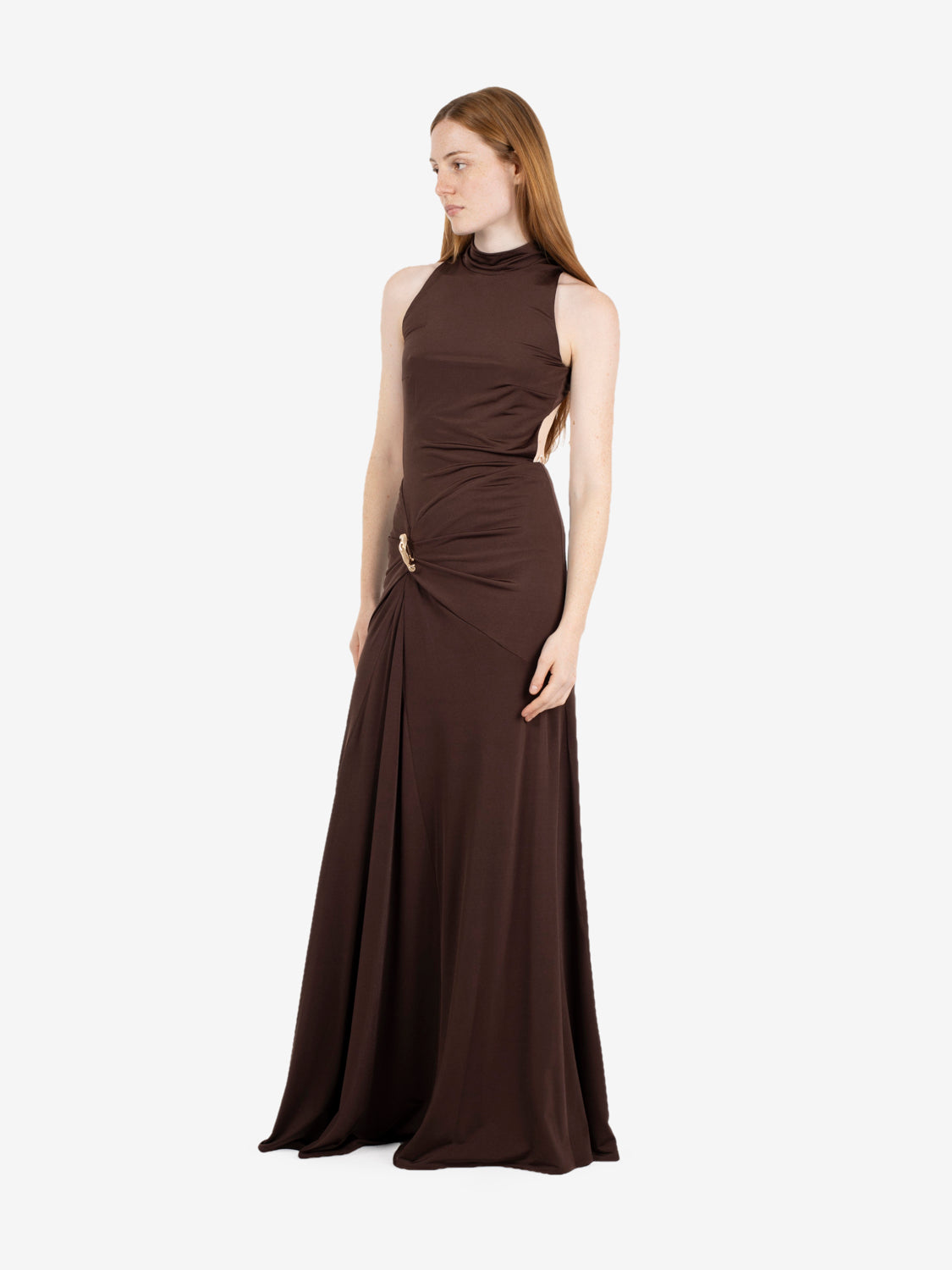 Mayra dress dark brown