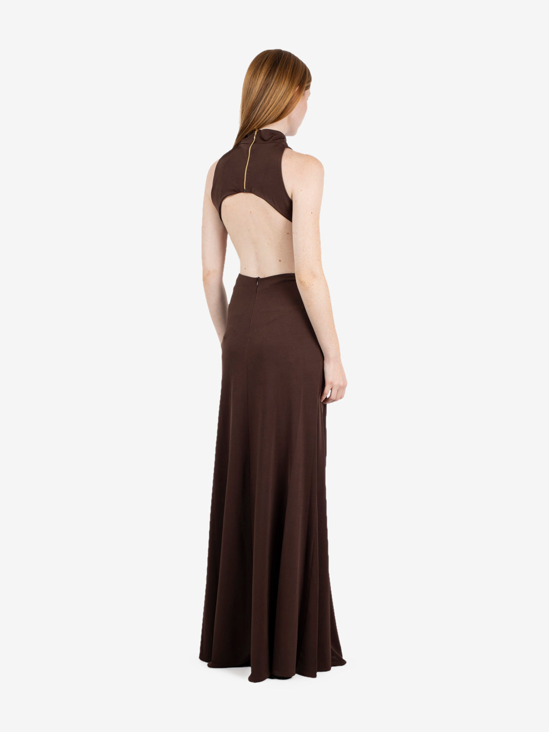 Mayra dress dark brown