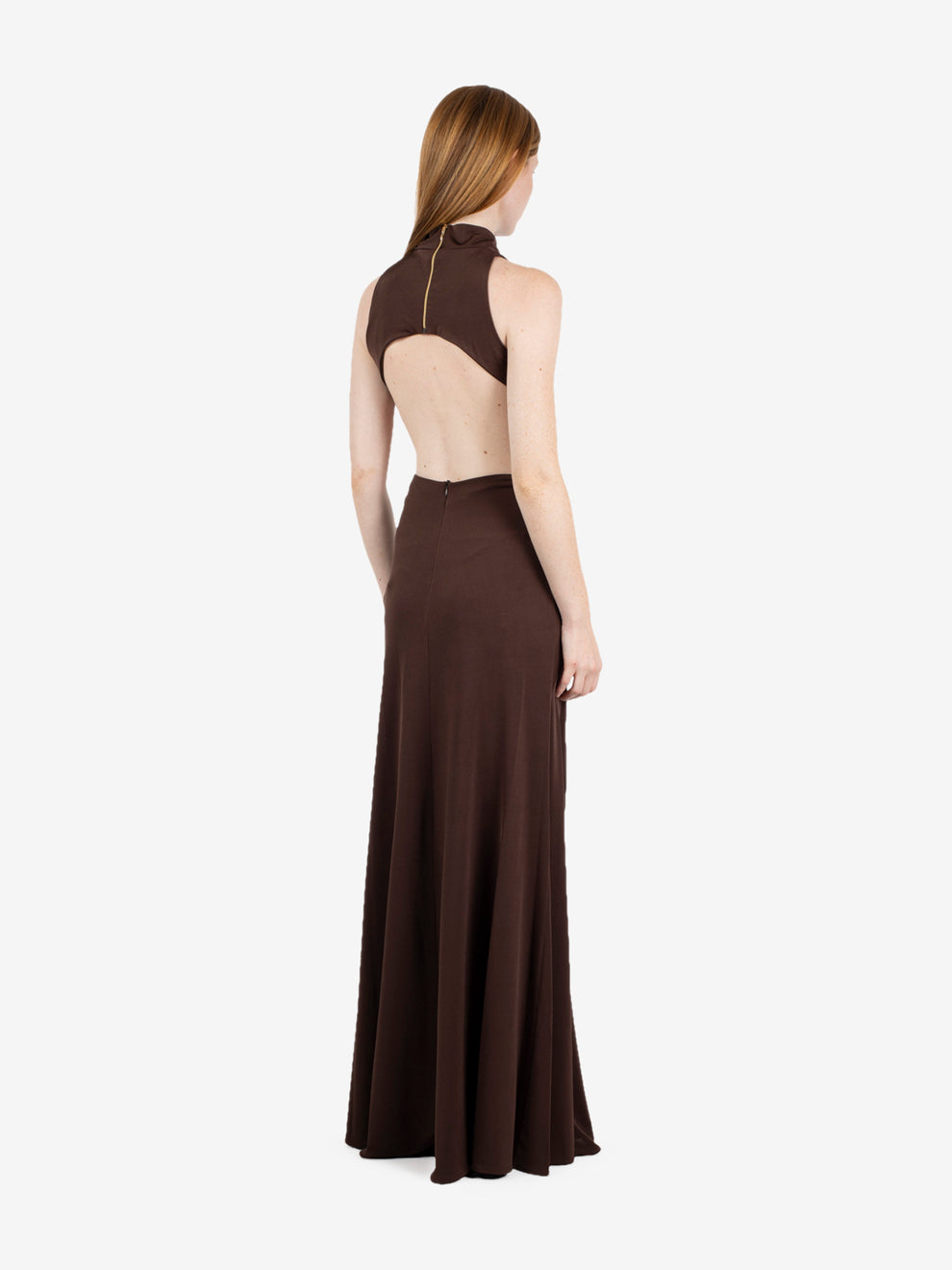 Mayra dress dark brown
