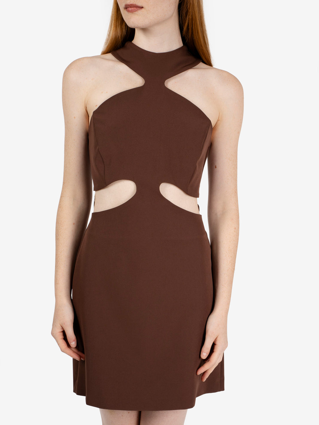 Phoenix dress brown