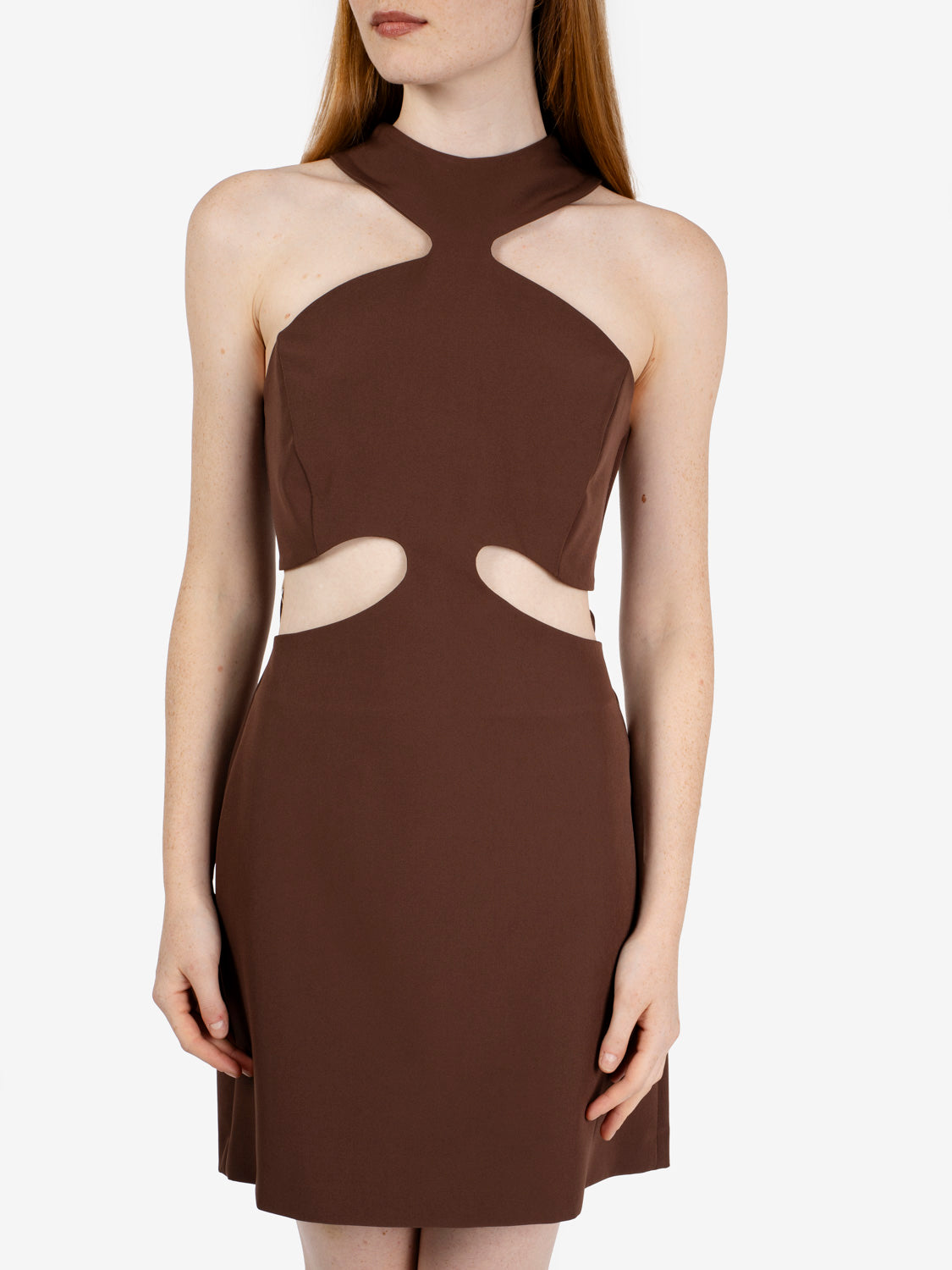 Phoenix dress brown