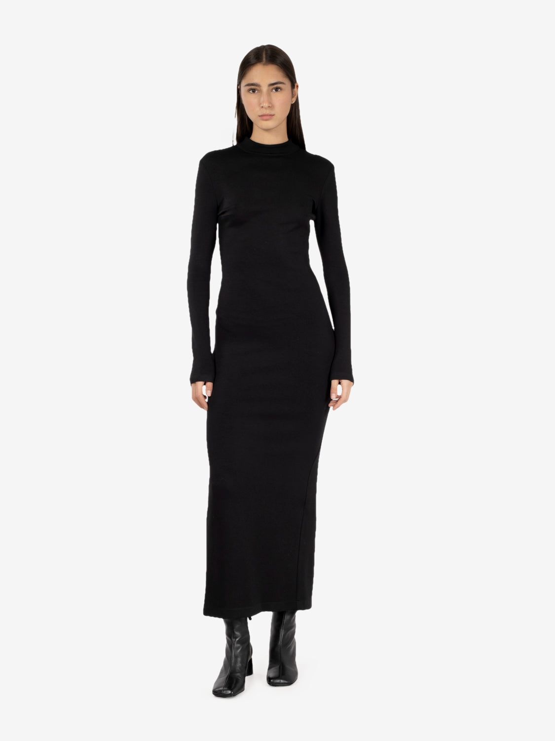 New Backless dress black