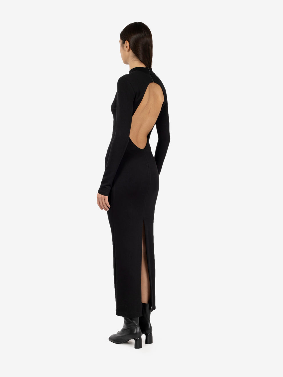 New Backless dress black