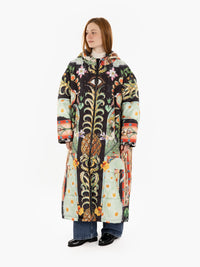Piumino lungo Eden multicolor
