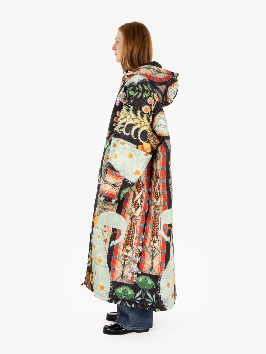 Piumino lungo Eden multicolor