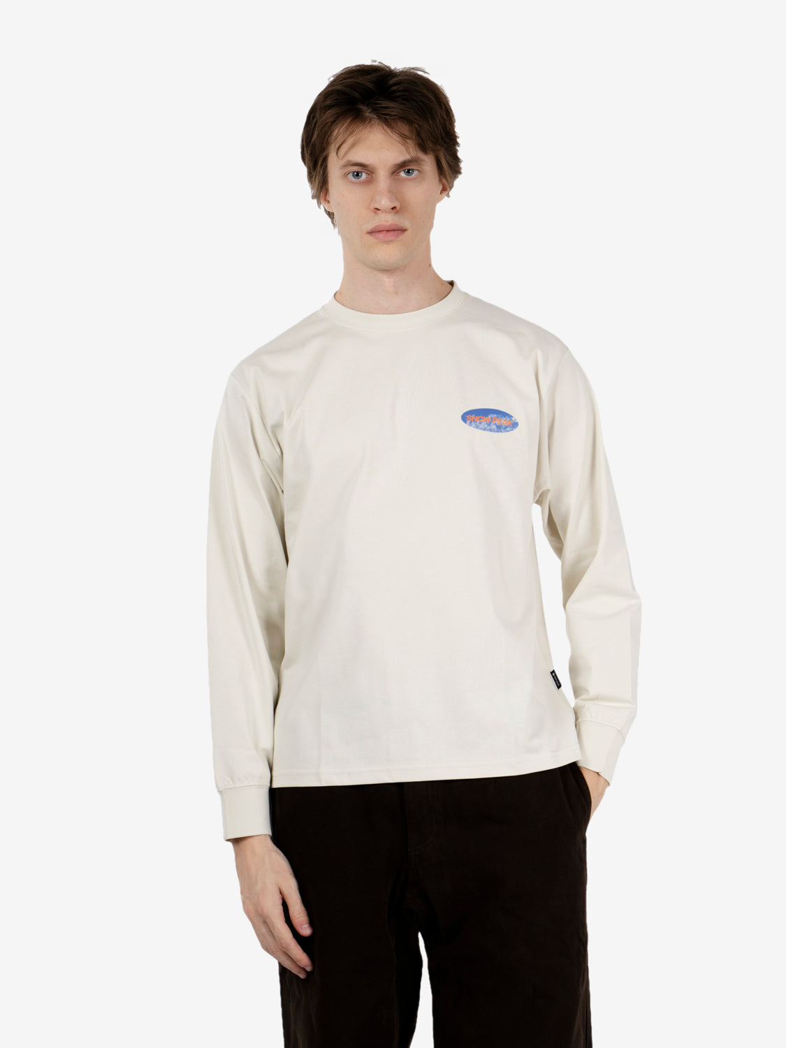Campscape L/S t-shirt ivory