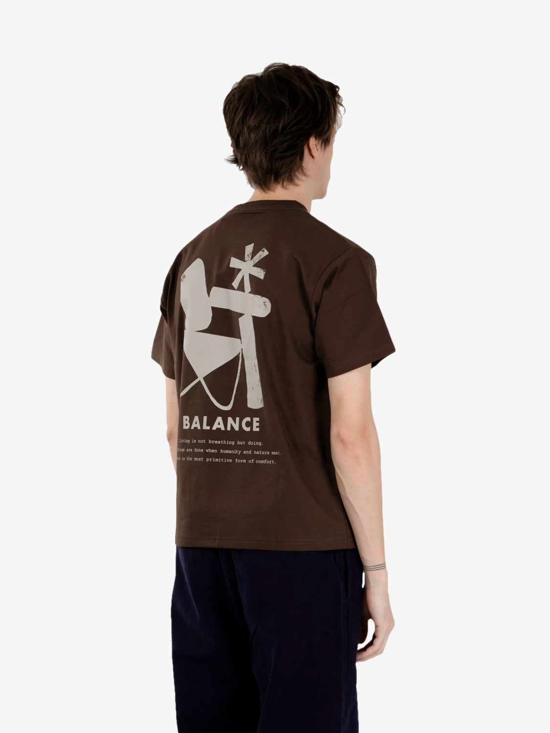 Elemental Balance t-shirt brown