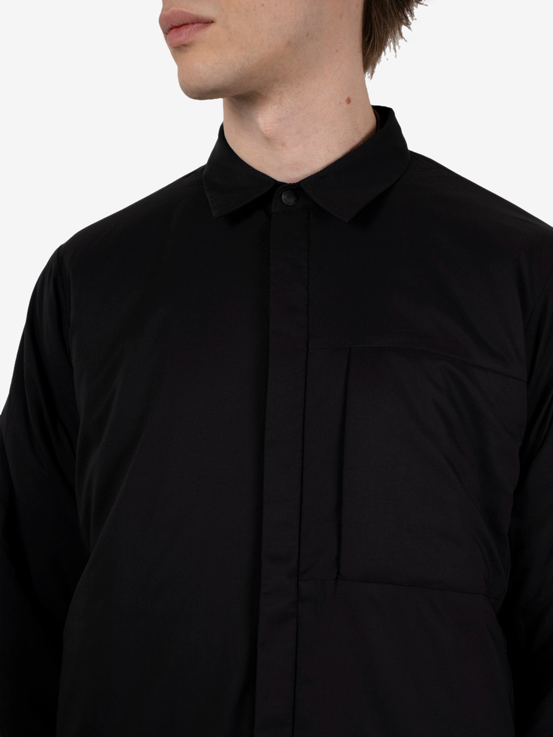 Flexible insulated shirt black