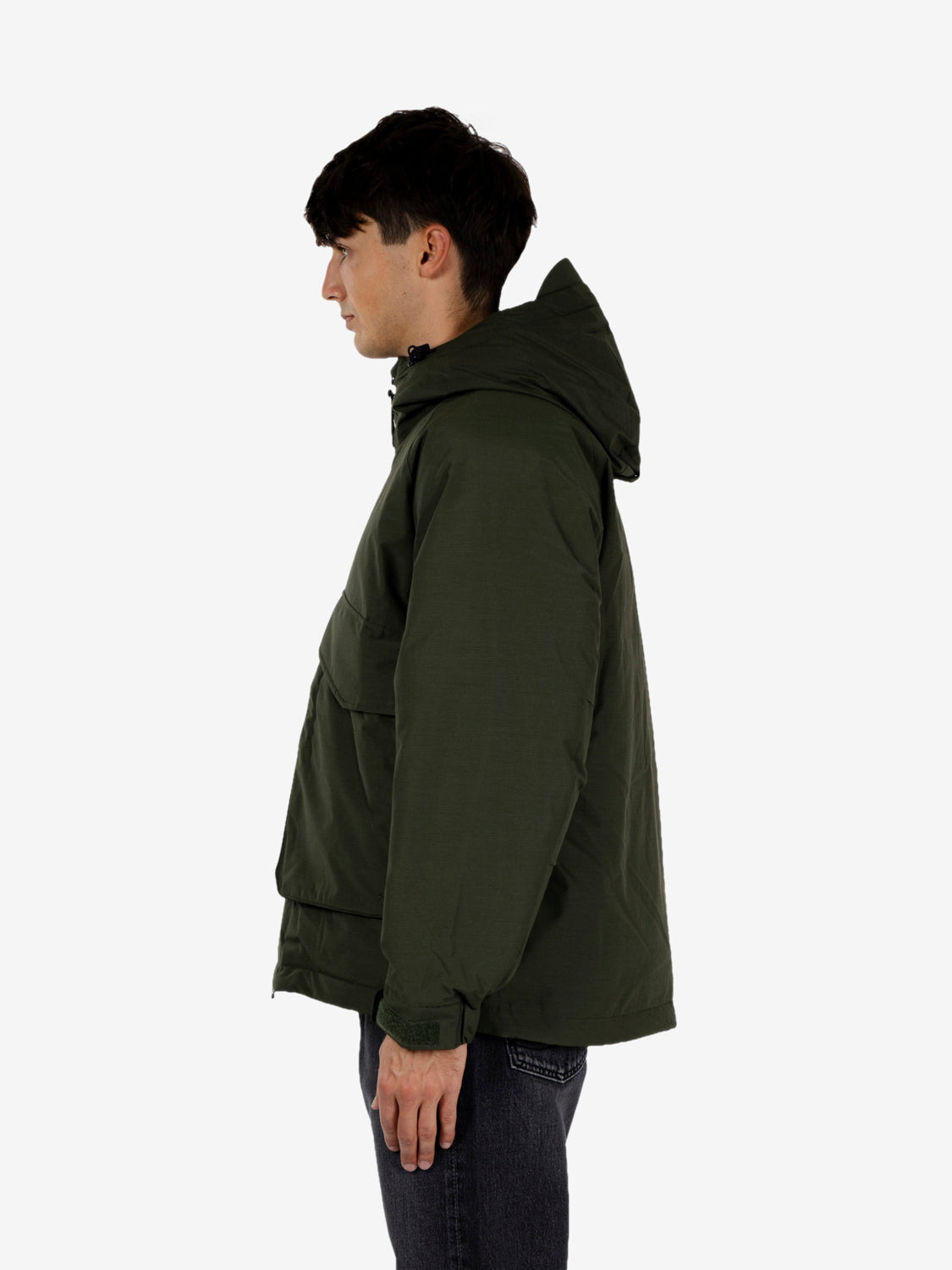 FR 2L down jacket dark olive