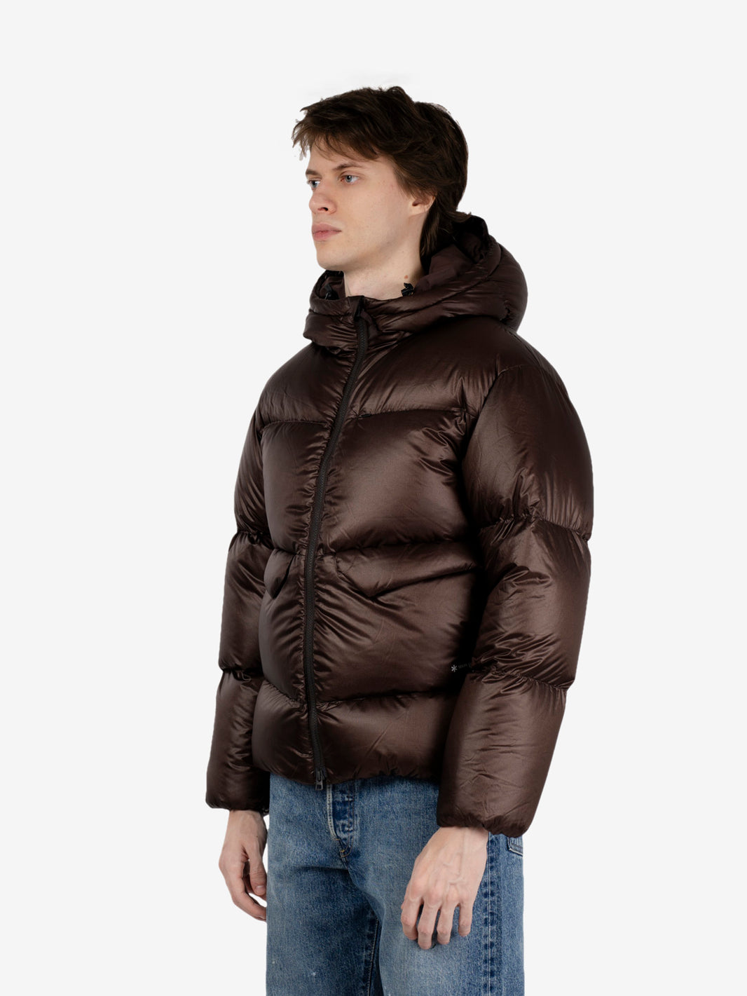 Pertex light weight down jacket dark brown