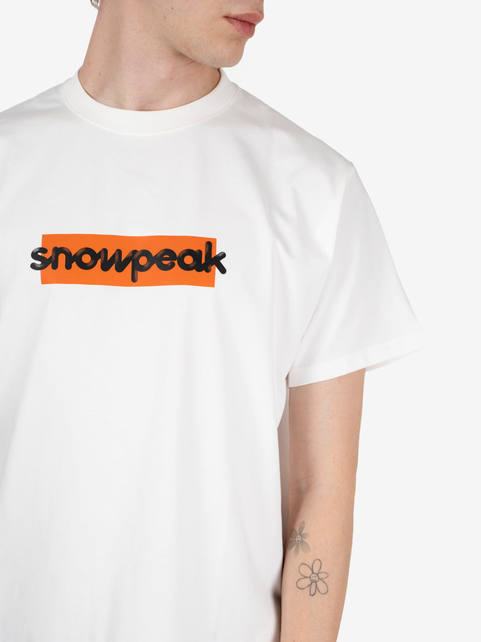 SP Reflective Typography t-shirt off white