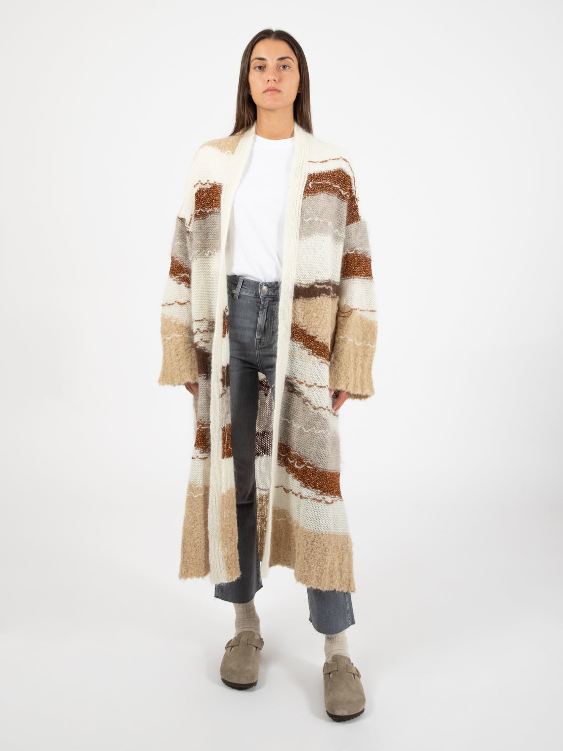 Cardigan fantasia multicolor
