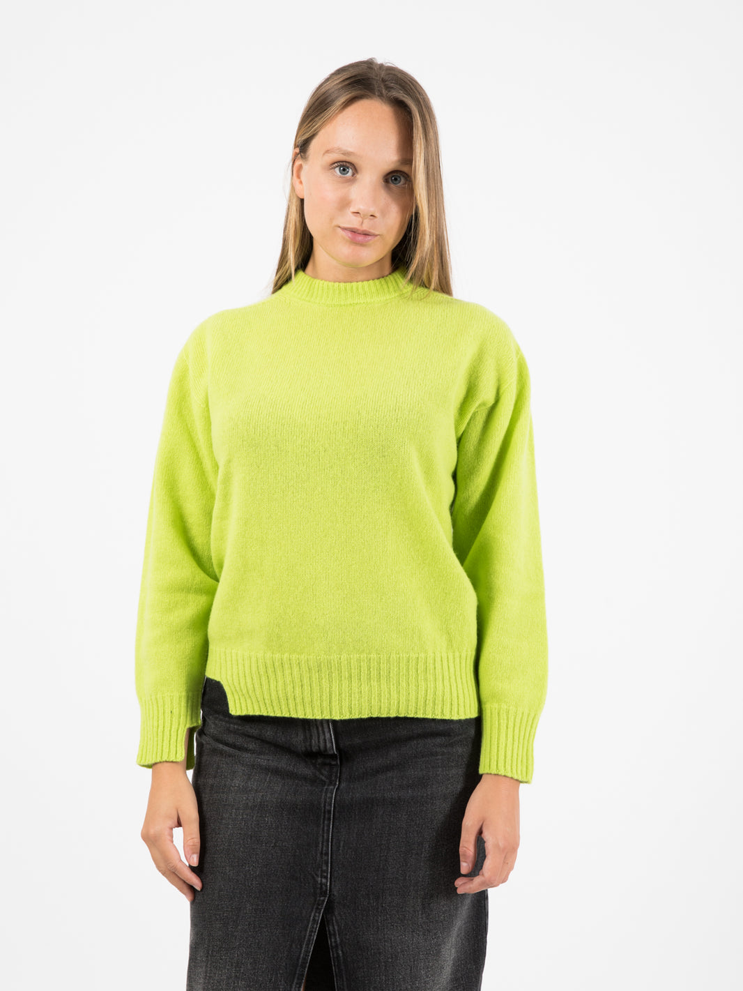 Acid Wool Cashmere Crewneck Sweater