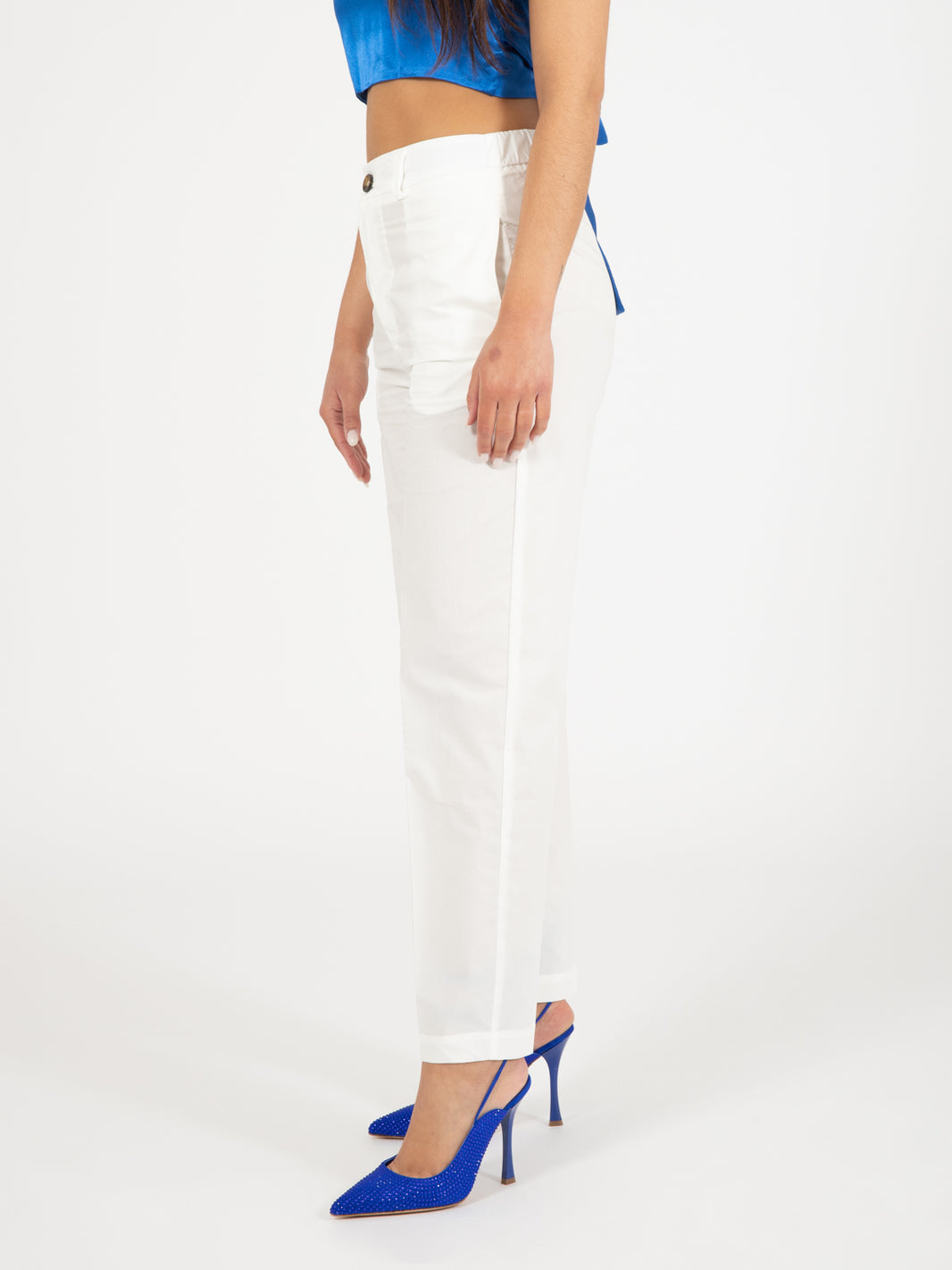 Natural cigarette trousers