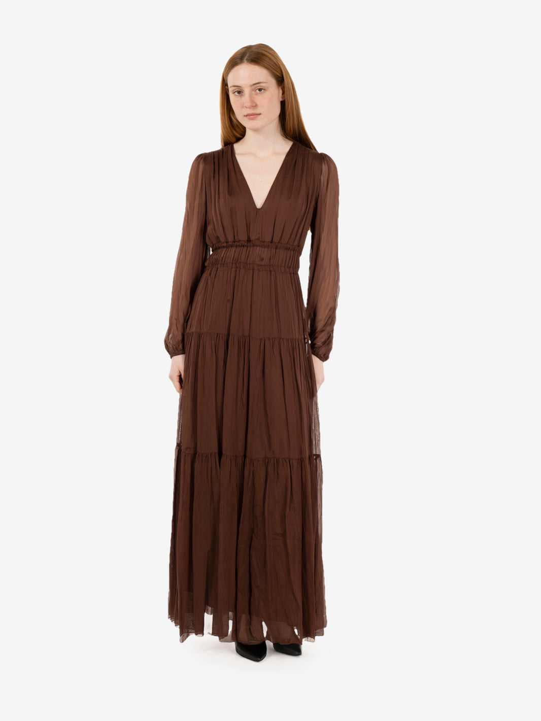 Cocoa empire line maxi dress