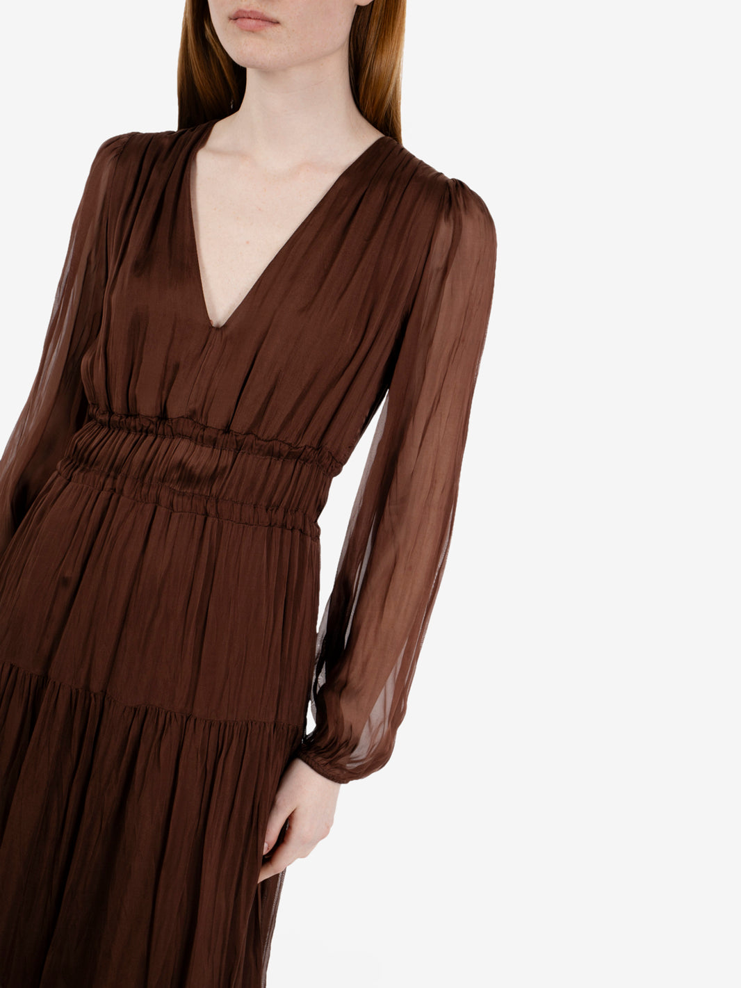 Cocoa empire line maxi dress